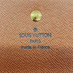 Louis Vuitton Trifold Wallet Monogram Porte-Monnaie Billets Cult Cles Brown — view 4