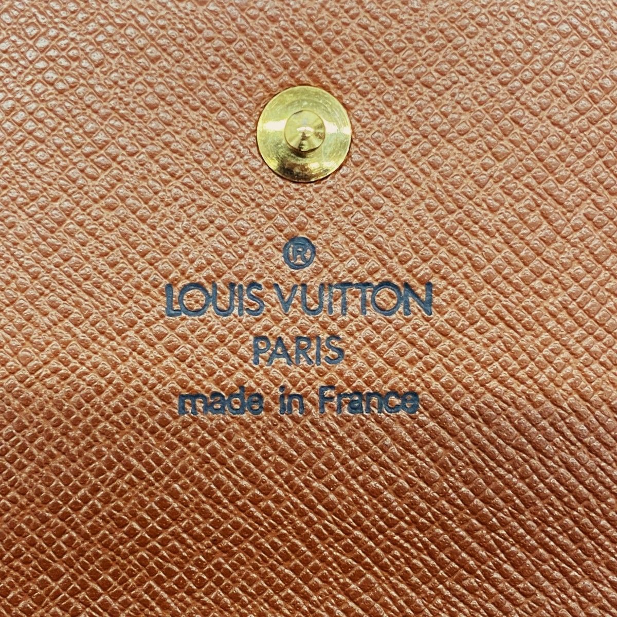 Louis Vuitton Trifold Wallet Monogram Porte-Monnaie Billets Cult Cles Brown — view 4