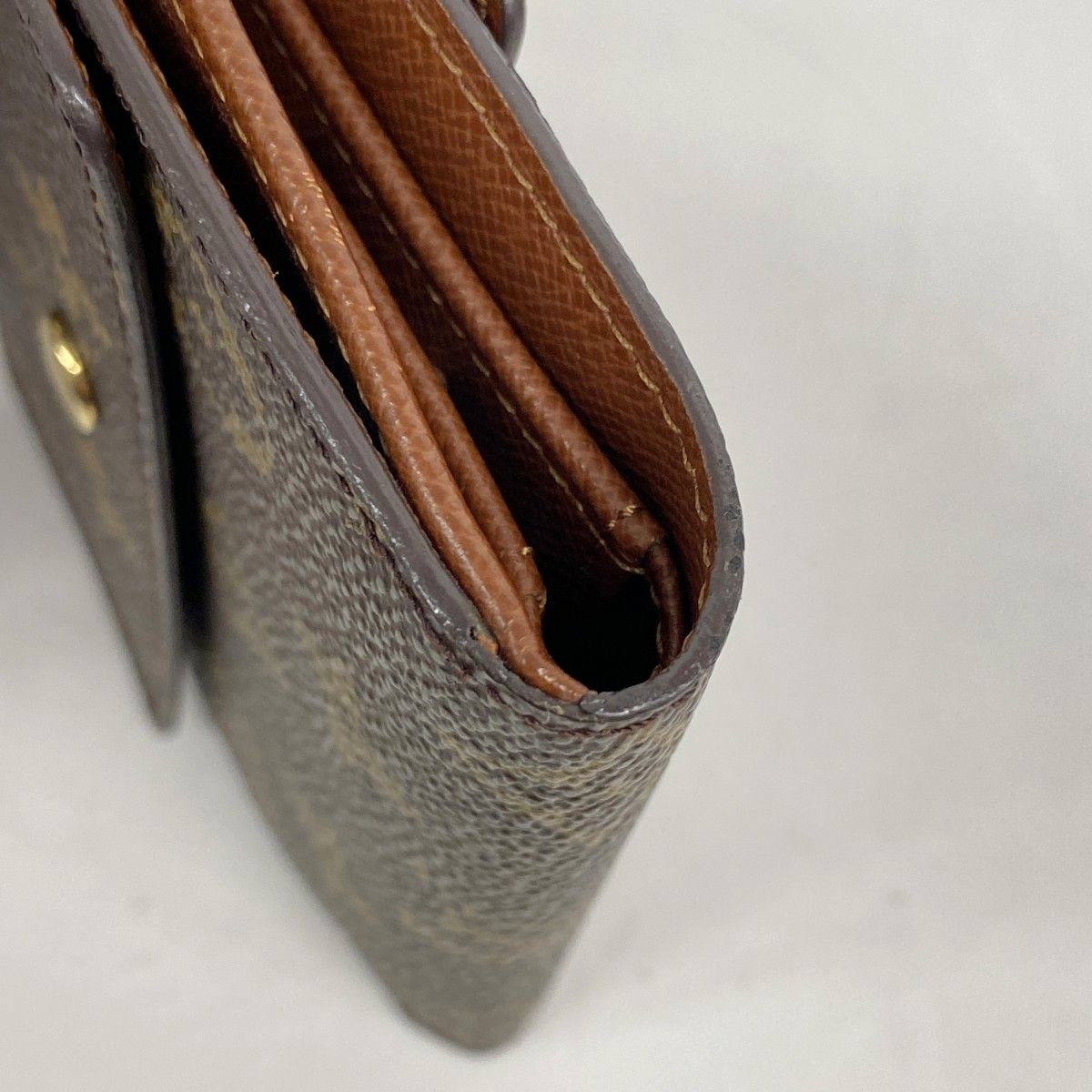 Louis Vuitton Trifold Wallet Monogram Porte-Monnaie Billets Cult Cles Brown — view 7