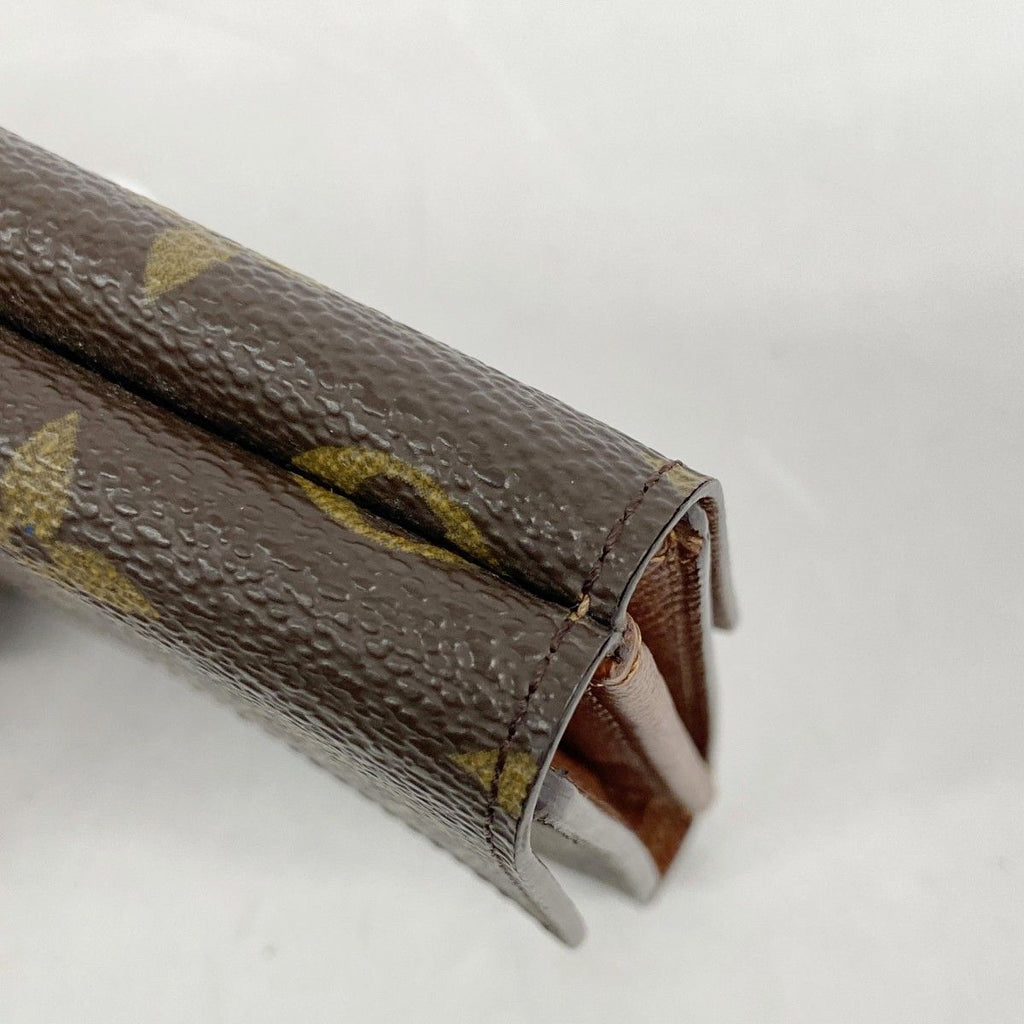 Louis Vuitton Trifold Wallet Monogram Porte-Monnaie Billets Cult Cles Brown — view 6