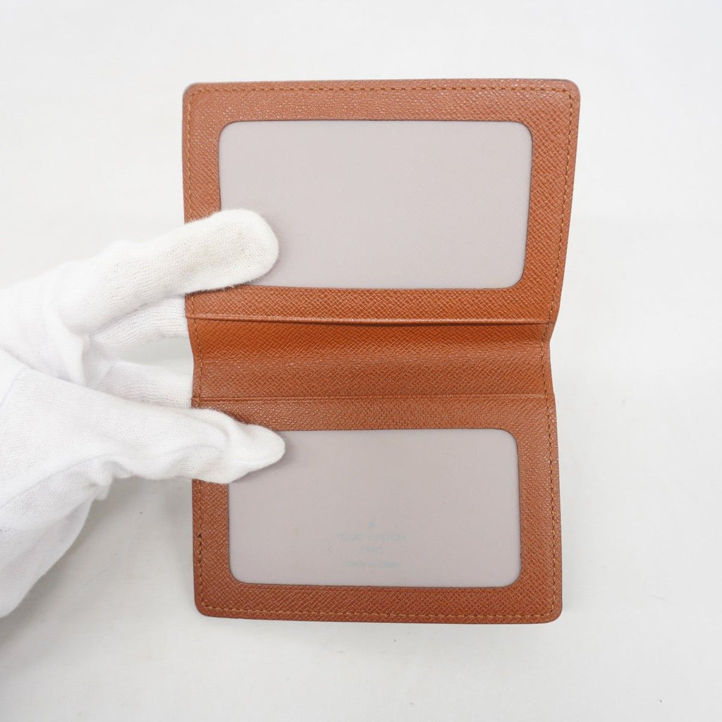 Louis Vuitton Card Case Monogram Porte 2 Cult Vertical Brown — view 3