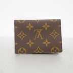 Louis Vuitton Card Case Monogram Porte 2 Cult Vertical Brown — view 7