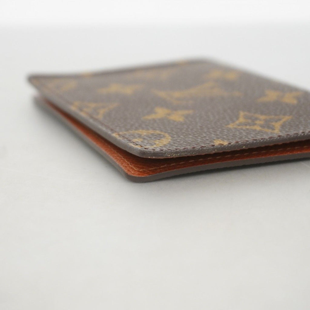 Louis Vuitton Card Case Monogram Porte 2 Cult Vertical Brown — view 5