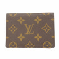 Louis Vuitton Card Case Monogram Porte 2 Cult Vertical Brown