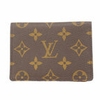 Louis Vuitton Card Case Monogram Porte 2 Cult Vertical Brown