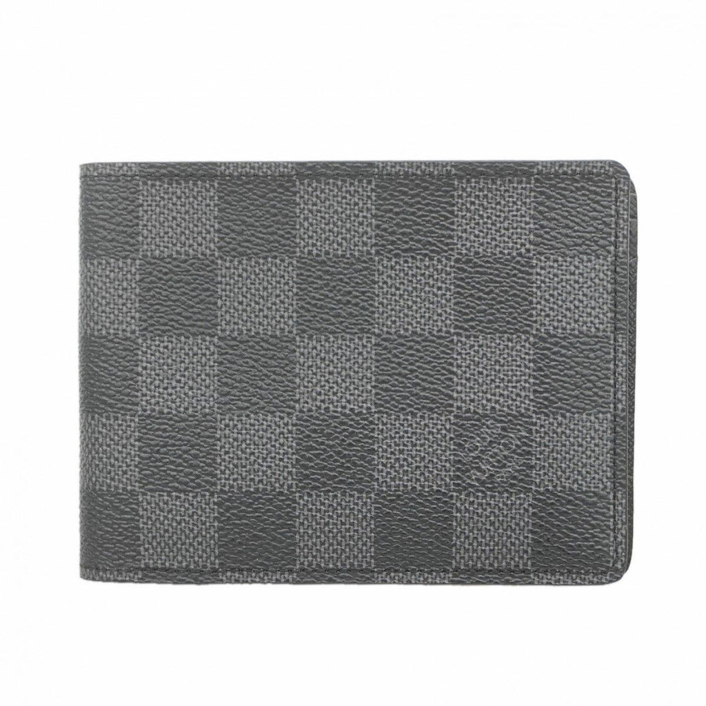 Louis Vuitton Bill Purse Damier Graphite Portefeuille Multiple Gray Black Wallet