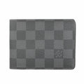 Louis Vuitton Bill Purse Damier Graphite Portefeuille Multiple Gray Black Wallet