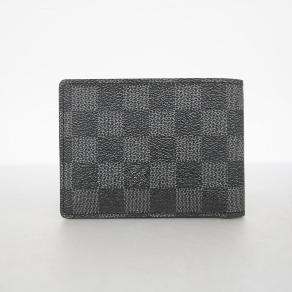 Louis Vuitton Bill Purse Damier Graphite Portefeuille Multiple Gray Black Wallet — view 7