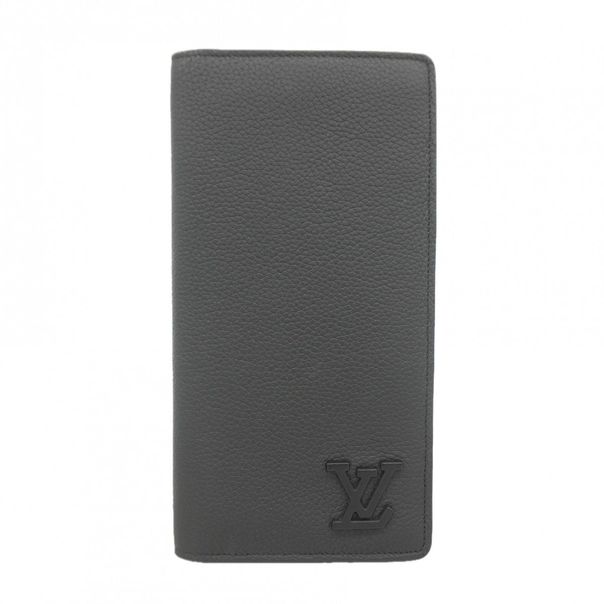 Louis Vuitton Wallet Aerogram Portefeuille Brazza NM Black