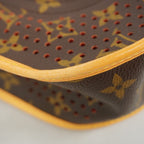 Louis Vuitton Shoulder Bag Monogram Perfo Musette Brown Orange — view 6