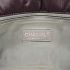 Chanel Shoulder Bag Paris Visance Nylon Purple Silver — view 5