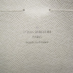 Louis Vuitton Clutch Monogram Logo Story Zipped Pouch GM Gray Yellow — view 5