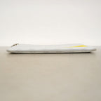 Louis Vuitton Clutch Monogram Logo Story Zipped Pouch GM Gray Yellow — view 3