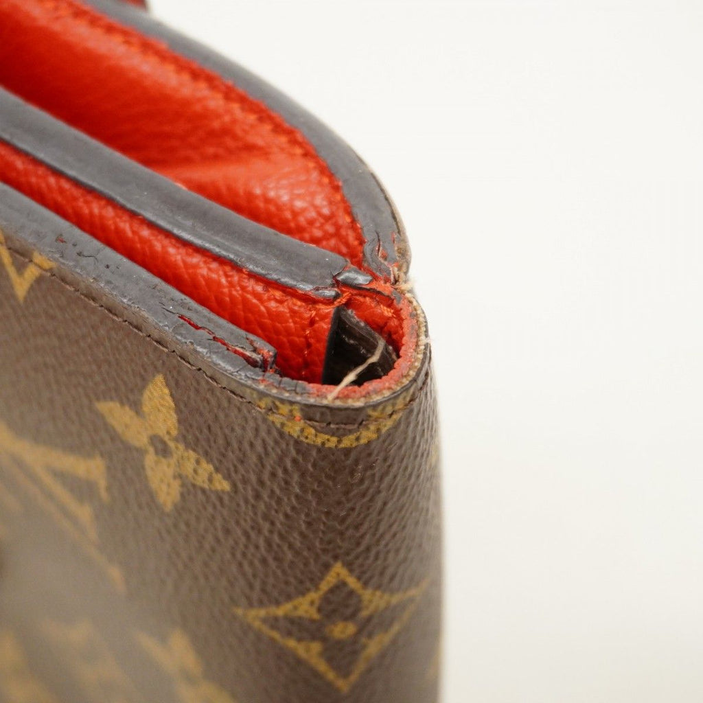 Louis Vuitton Wallet Monogram Portefeuille Pallas Compact Brown Cerise — view 9