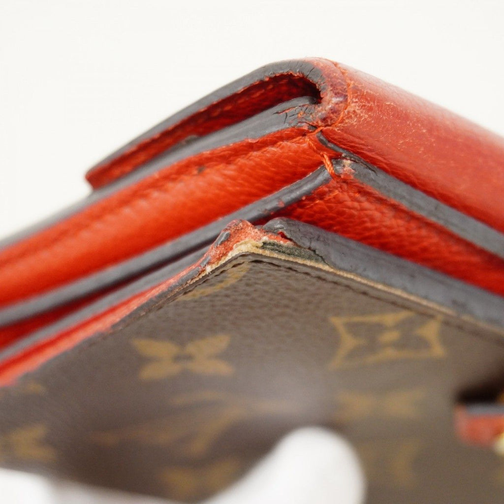 Louis Vuitton Wallet Monogram Portefeuille Pallas Compact Brown Cerise — view 7