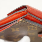Louis Vuitton Wallet Monogram Portefeuille Pallas Compact Brown Cerise — view 7