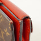 Louis Vuitton Wallet Monogram Portefeuille Pallas Compact Brown Cerise — view 8
