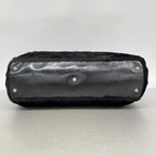 Chanel Chain Tote Quilted Camellia Black Silver — view 3
