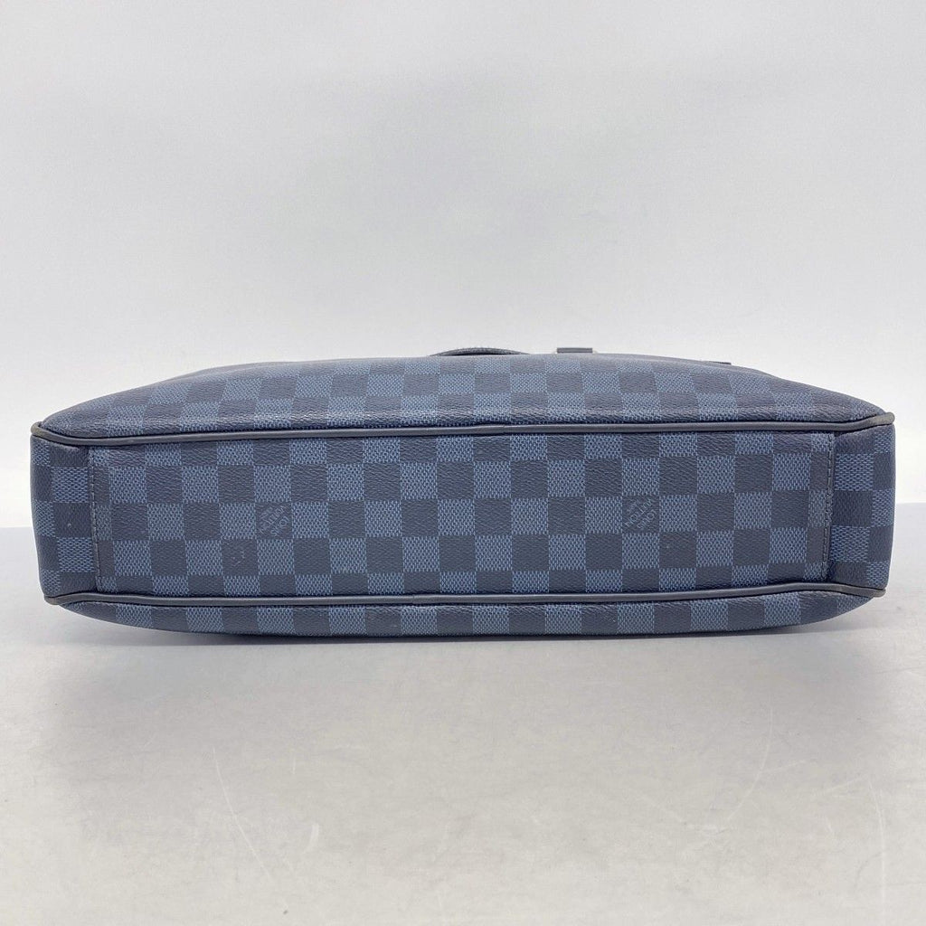 Louis Vuitton Business Bag Damier Cobalt Porte Documents Black Navy — view 3
