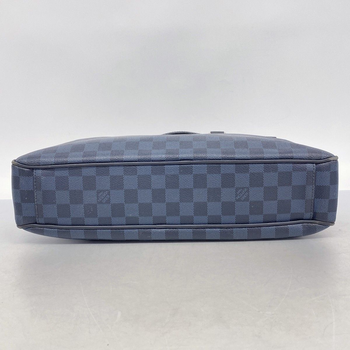 Louis Vuitton Business Bag Damier Cobalt Porte Documents Black Navy — view 3