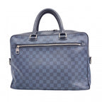 Louis Vuitton Business Bag Damier Cobalt Porte Documents Black Navy