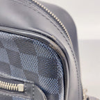 Louis Vuitton Business Bag Damier Cobalt Porte Documents Black Navy — view 8