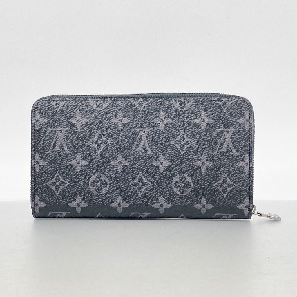 Louis Vuitton Wallet Monogram Eclipse Zippy Organizer NM Black — view 8
