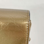 Gucci Wallet Micro Guccissima Enamel Blanc Gold — view 5