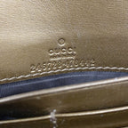 Gucci Wallet Micro Guccissima Enamel Blanc Gold — view 4