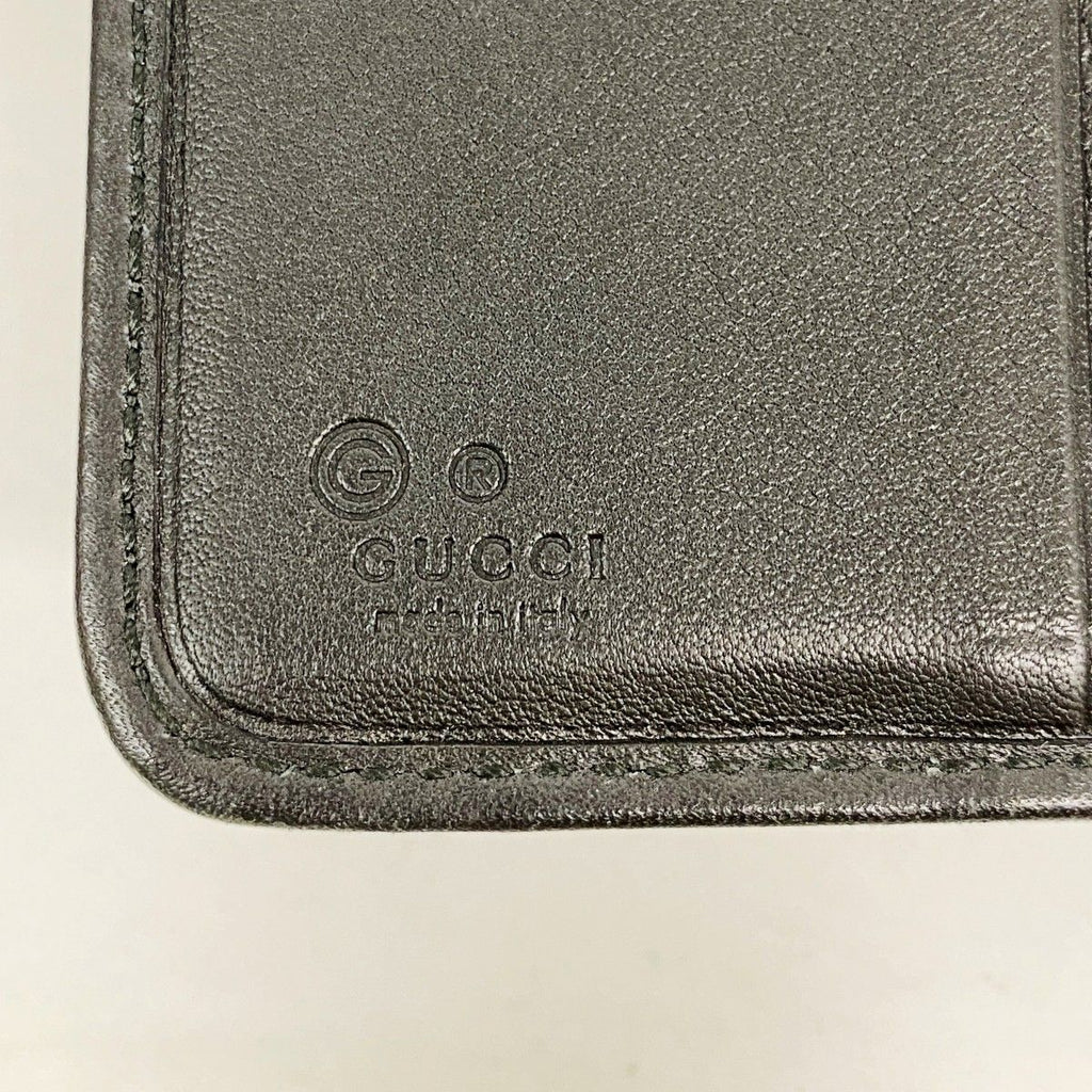 Gucci Wallet Micro Guccissima Leather Black Gold — view 4