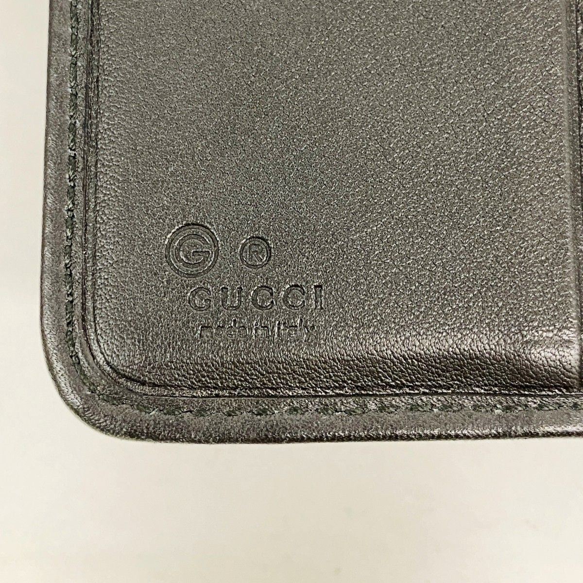 Gucci Wallet Micro Guccissima Leather Black Gold — view 4