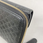 Gucci Wallet Micro Guccissima Leather Black Gold — view 6