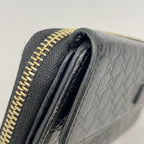 Gucci Wallet Micro Guccissima Leather Black Gold — view 7