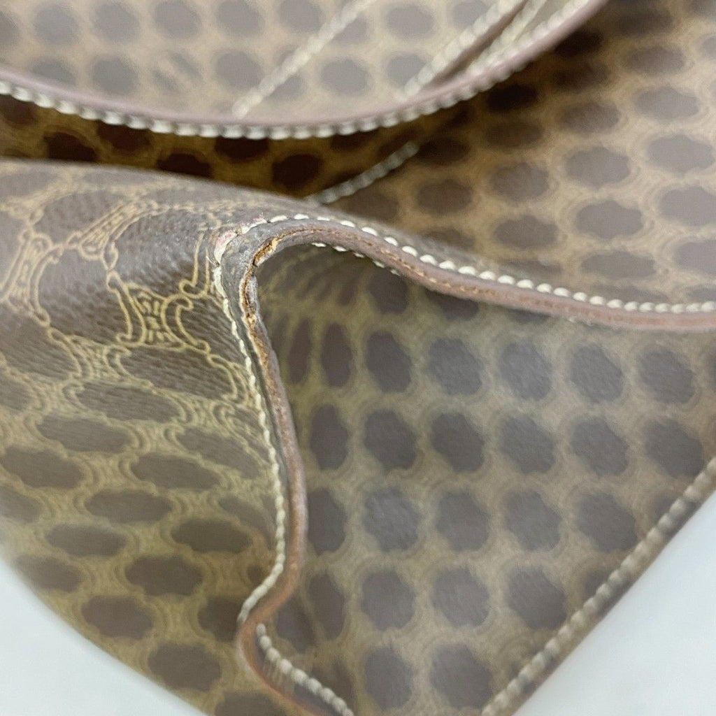 Celine Tote Macadam Brown Gold — view 7