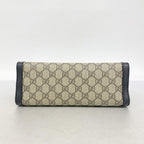 Gucci Shoulder Bag GG Supreme Brown Black Gold — view 3