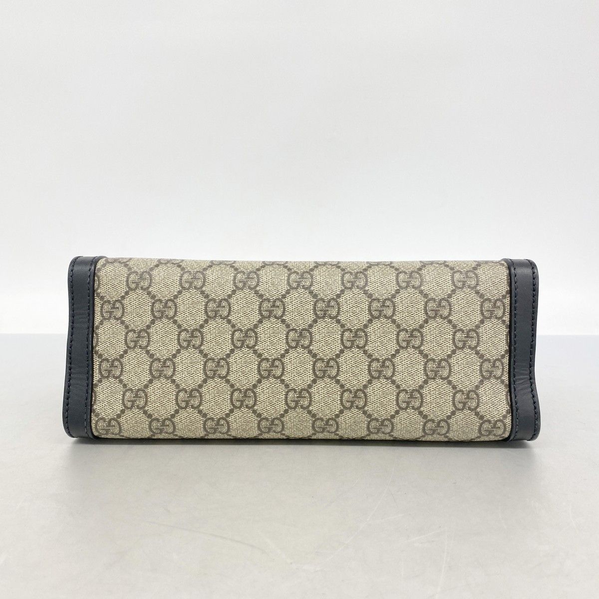 Gucci Shoulder Bag GG Supreme Brown Black Gold — view 3