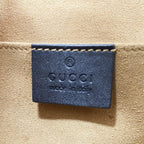 Gucci Shoulder Bag GG Supreme Brown Black Gold — view 5