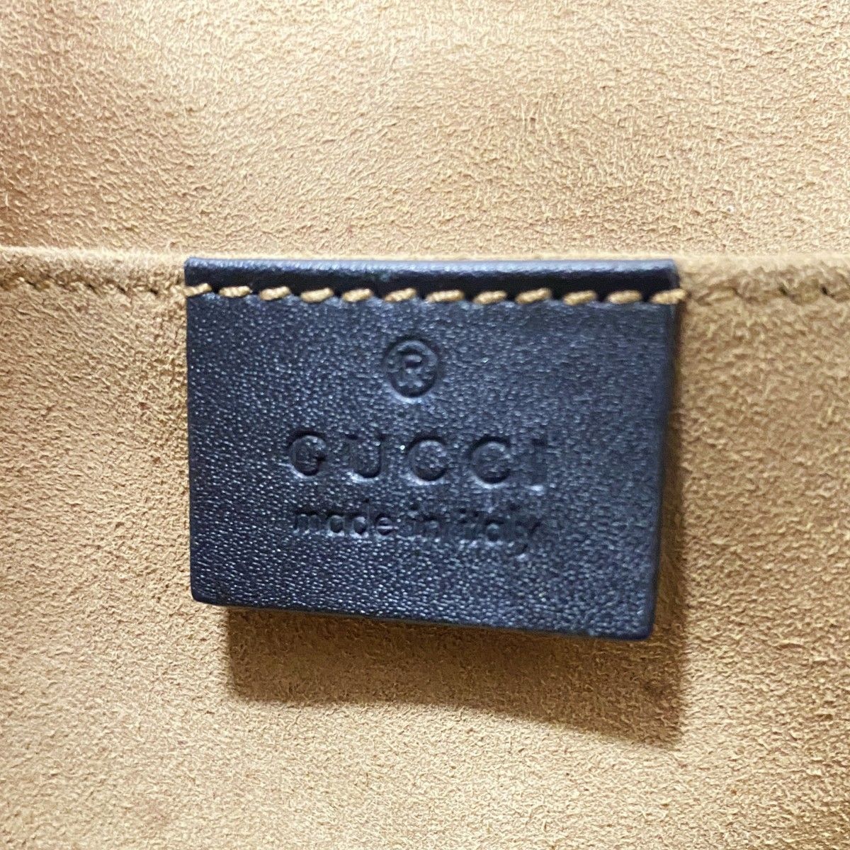 Gucci Shoulder Bag GG Supreme Brown Black Gold — view 5