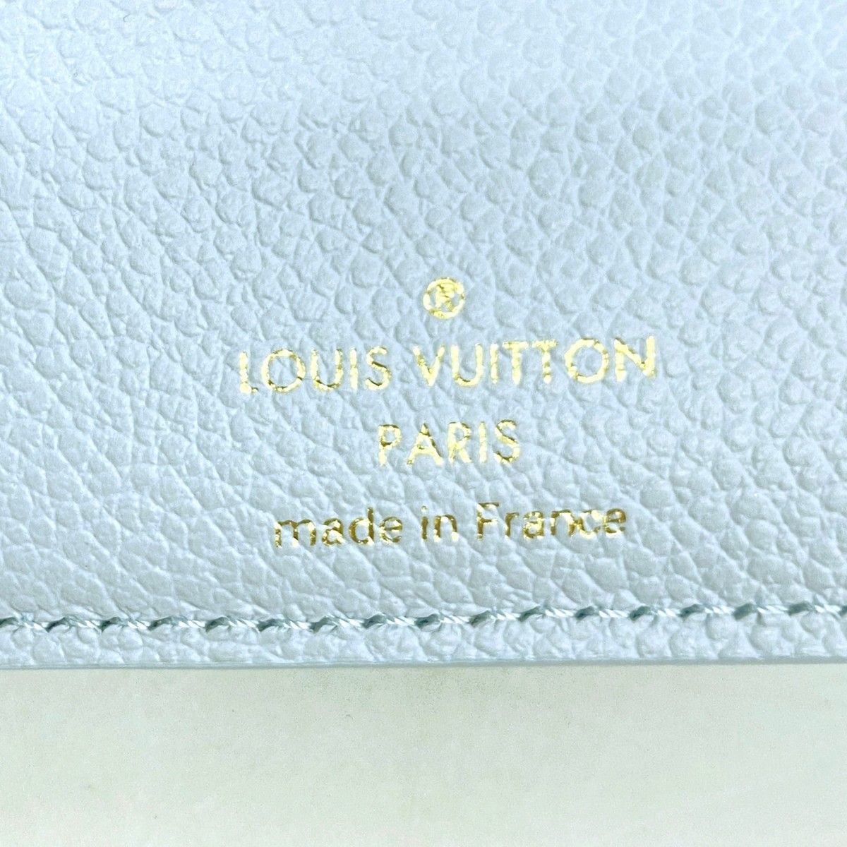 Louis Vuitton Wallet Monogram Empreinte Portefeuille Lisa Blue Olympe — view 4