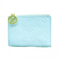 Louis Vuitton Wallet Monogram Empreinte Portefeuille Lisa Blue Olympe