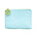Louis Vuitton Wallet Monogram Empreinte Portefeuille Lisa Blue Olympe
