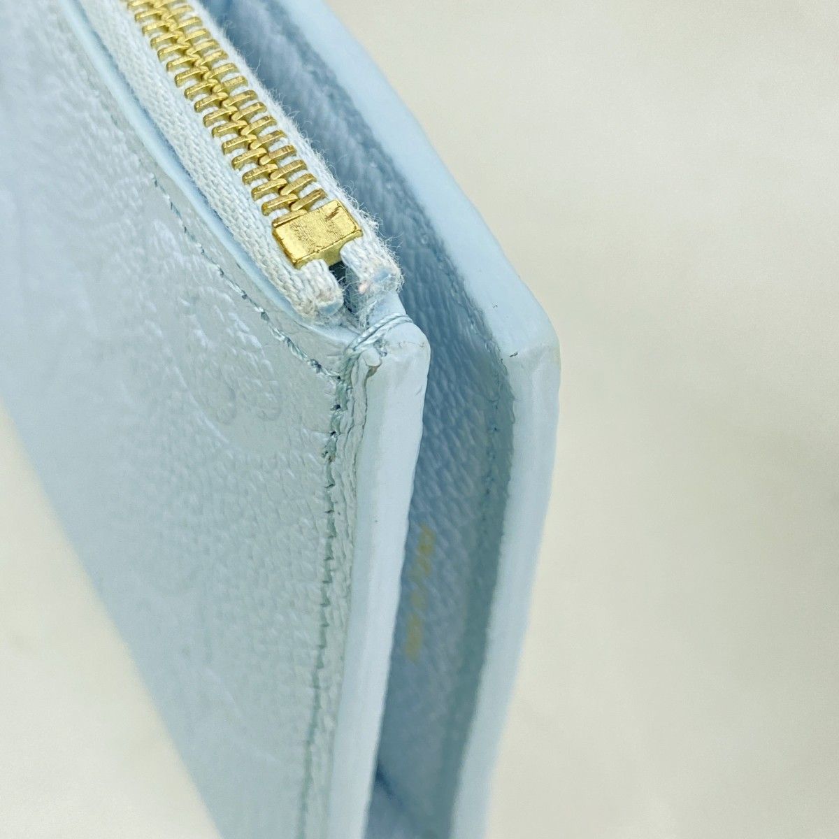 Louis Vuitton Wallet Monogram Empreinte Portefeuille Lisa Blue Olympe — view 6