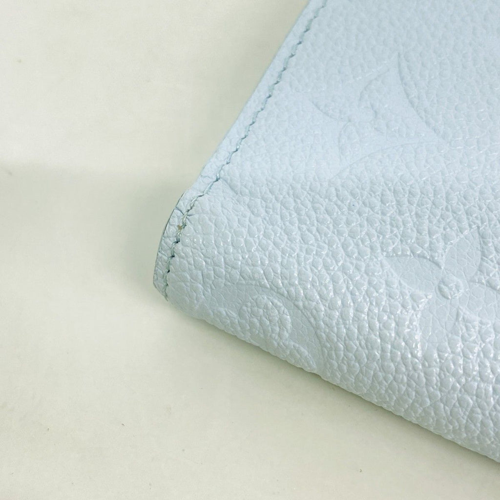 Louis Vuitton Wallet Monogram Empreinte Portefeuille Lisa Blue Olympe — view 7