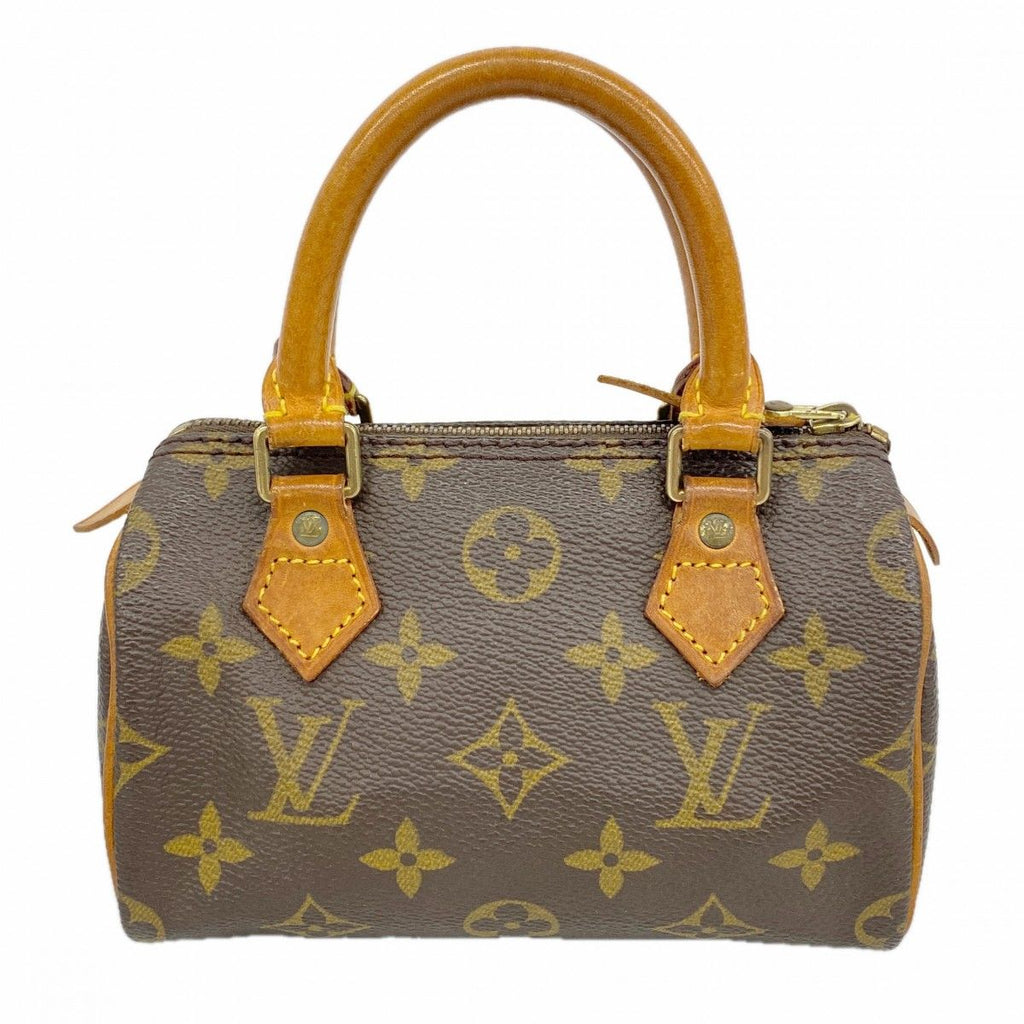 Louis Vuitton Handbag Monogram Mini Speedy Brown