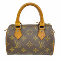 Louis Vuitton Handbag Monogram Mini Speedy Brown