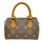 Louis Vuitton Handbag Monogram Mini Speedy Brown