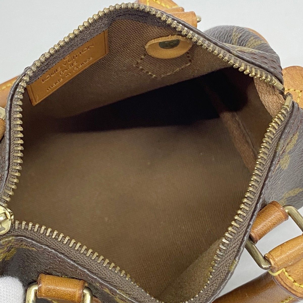 Louis Vuitton Handbag Monogram Mini Speedy Brown — view 4