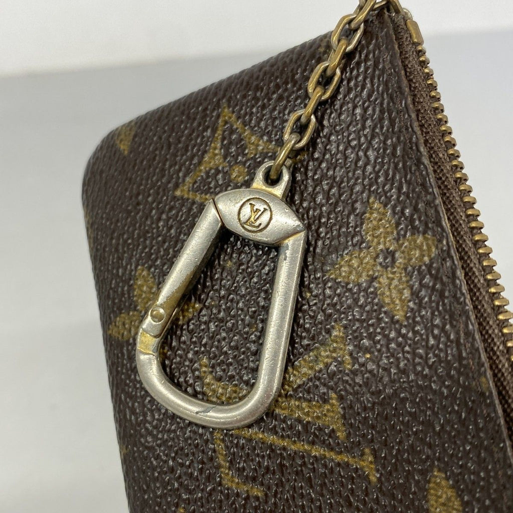 Louis Vuitton Coin Case Monogram Pochette Cles Brown — view 8