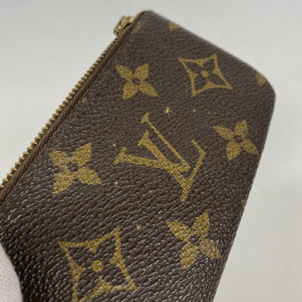 Louis Vuitton Coin Case Monogram Pochette Cles Brown — view 7