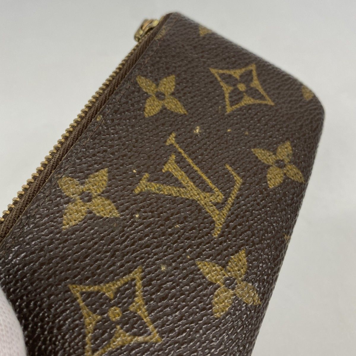 Louis Vuitton Coin Case Monogram Pochette Cles Brown — view 7